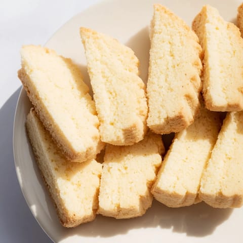 Buttery Crumbly Shortbread Cookies