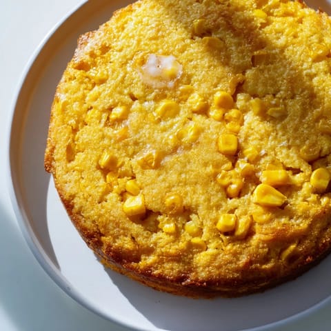 These warm Corn Flapjacks feature a perfectly browned exterior and a delicious, sweet corn flavor.