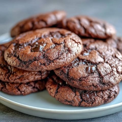Brownie Cookies Chocolate Chips