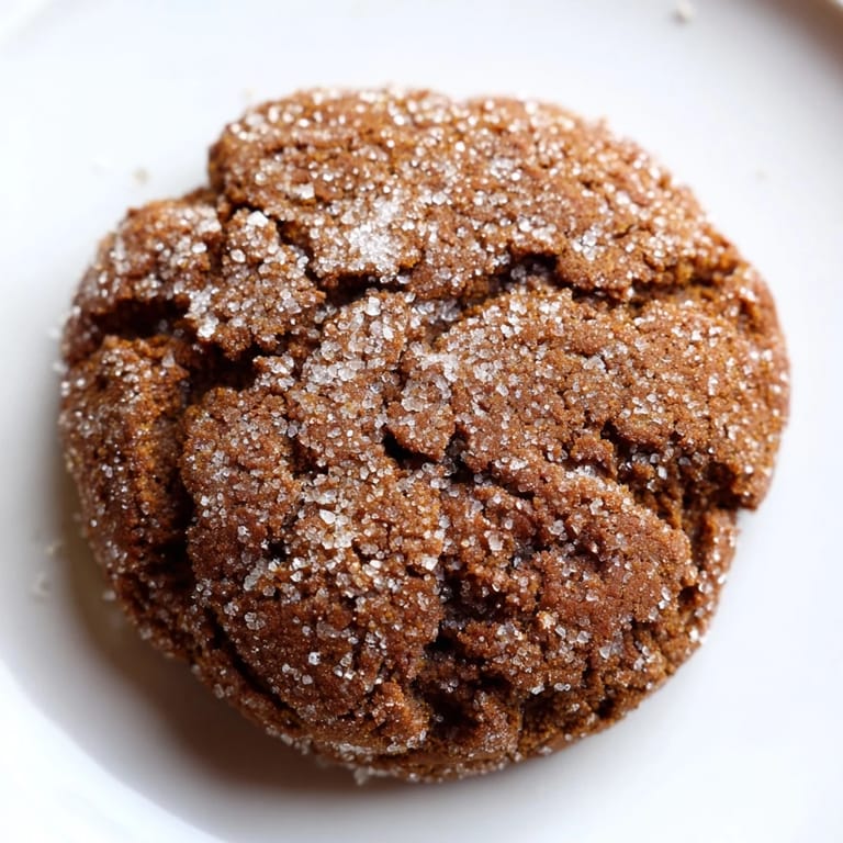 These chewy Soft Ginger Cookies look delightful, fresh from the oven, ready for serving.