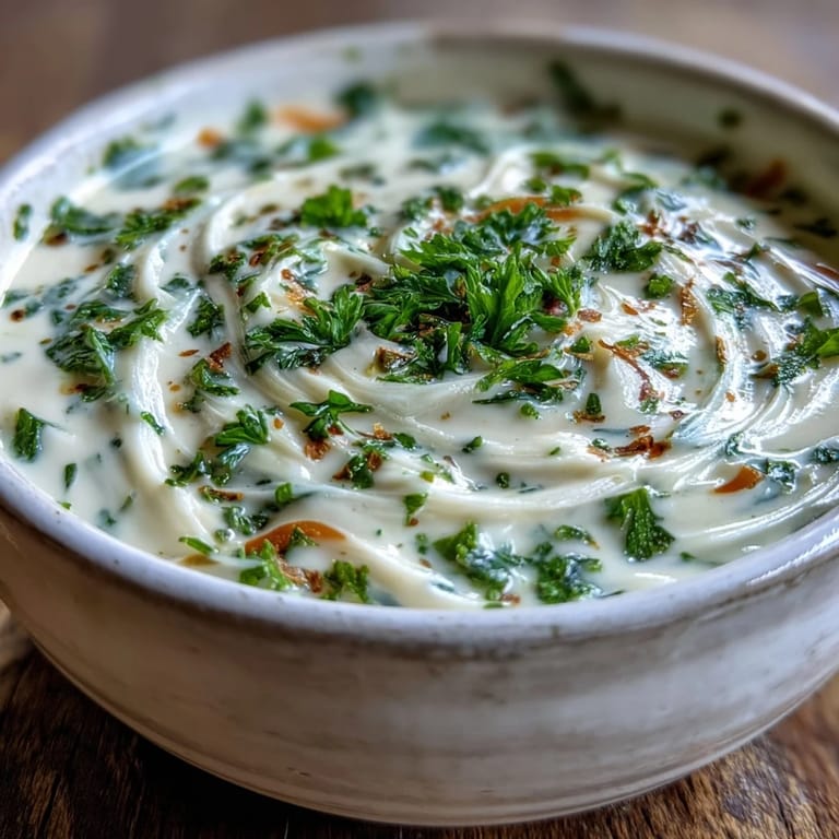 Velvety Creamy Vegetable Soup topped with parsley, steam rising from a comforting bowl for dinner.