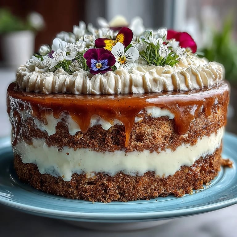 Naked layer cake with lemon curd and edible flowers, a stunning dessert for weddings, showers, or special gatherings.